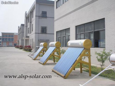 Calentador solar de agua, placa plana, tubo de calor de vacío - Foto 2