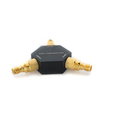 Calibrator for Network Analyzers with Open, Short &amp; Load SMA-K Gold-Plated Brass