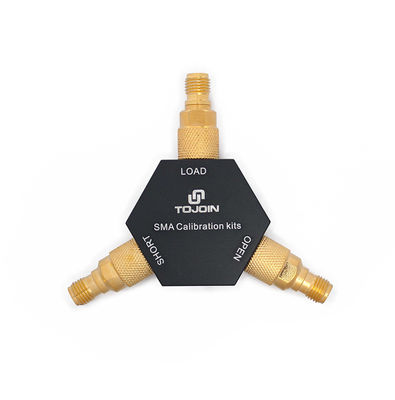 Calibrator for Network Analyzers with Open, Short &amp;amp; Load SMA-K Gold-Plated Brass - Foto 3
