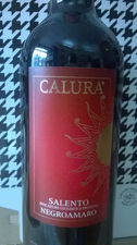 Calura vino rosso Negroamaro, Igp Salento. bottiglia 0,75l 13,5°