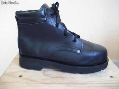 Calzado Industrial Botas en Cuero con puntera de Seguridad Zapatos para Trabajo
