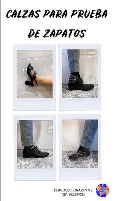 Calzas calcetín desechable de plástico para probar calzado - Foto 5