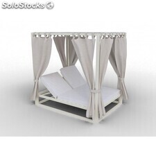 Cama balinesa aluminio reclinable