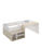Cama compacta con escritorio Lara de 90 cm en blanco 72.7 - Foto 4