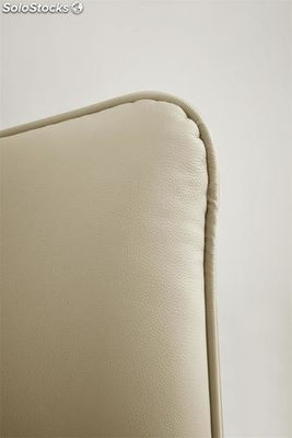Cama de cuero real, cama tapizada en cuero genuino modelo TR002 - Foto 3