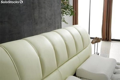 Cama de cuero real, cama tapizada en cuero genuino modelo TR113 - Foto 2