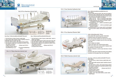 Cama de hospital manual médica L1 Cama de hospitalización - Foto 3