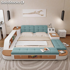 Cama de tatami dormitorio principal cama de cama de almacenamiento moderno