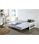Cama nido modelo Amor para dormitorio juvenil acabado en tonos grises-blanco, - Foto 4