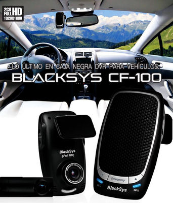 Cámara Blacksys CW-100 DVR para coche (cámara negra)