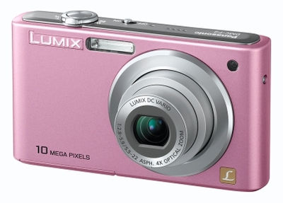 Cámara de fotos compacta Panasonic DMC-F2-P 10.3MP zoom 4x LCD 2.5&quot; rosa