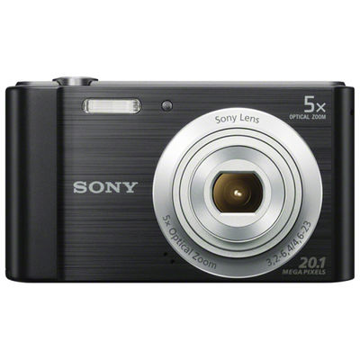 Cámara de fotos compacta SONY DSC-W800 con zoom óptico de 5x negro