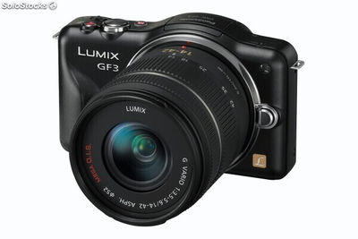 Cámara de fotos Panasonic Lumix GF3 DMC-GF3KEC-K Outlet Full HD 12.1Mp zoom 2x