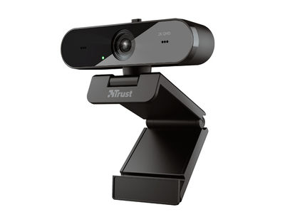 Camara webcam trust taxon con microfonos duales y filtro de privacidad 2560X1440
