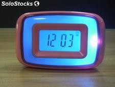 Cambiar brillantes led Color Digital Alarm Clock humor con el calendario termóme