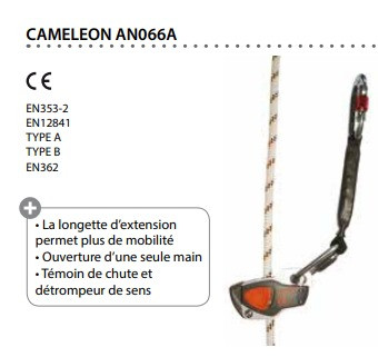 Tendeur de longe avec corde 3M et mousqueton AM010