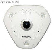 Caméra fish-eye IP intérieur 3MP, Audio/Alarm IO