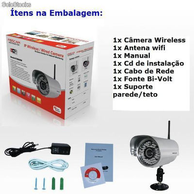 Câmera ip Wireless para Vigilância e Segurança foscam fi8905w à prova d&amp;#39;água - Foto 2