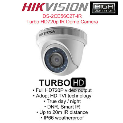 Caméra mini dôme hikvision turbo HD 720P