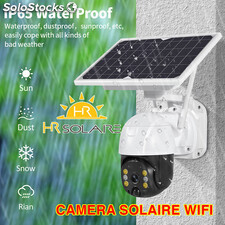 Camera solaire 360° WIFI et 4G