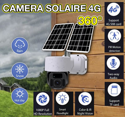 Camera solaire 360° WIFI et 4G - Photo 5
