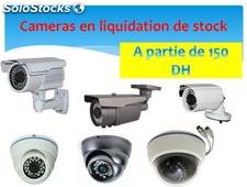 Caméras en liquidation de stock
