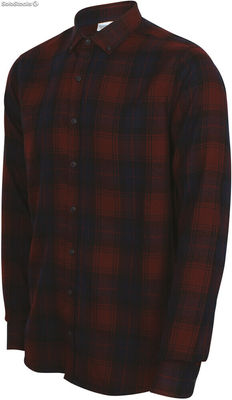 Camicia casual a quadri uomo con colletto button-down - Foto 3