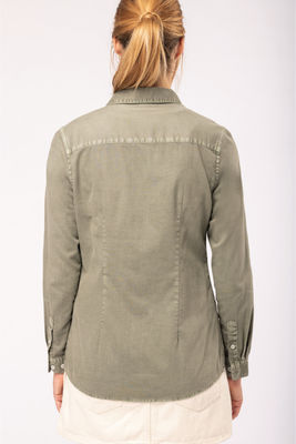 Camicia washed ecologica donna - Foto 2