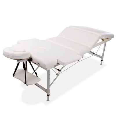 Camilla masaje plegable de aluminio de 4 cuerpos de 180 x 65 cm