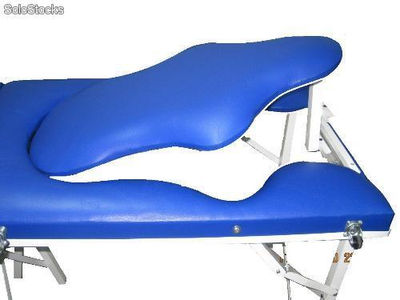 Camilla portatil tipo maleta para masajes con forro de proteccion