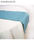 Camino de mesa en tela de Hilo Rústico Color Danubio 180 x 40 cm - Foto 3