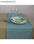 Camino de mesa en tela de Hilo Rústico Color Danubio 220 x 40 cm - Foto 4