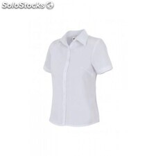 Camisa blanca manga corta tallas sueltas
