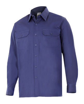 Camisa de algodão de manga comprida (P533 velilla)