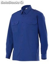 Camisa de algodão de manga comprida (P534 velilla)