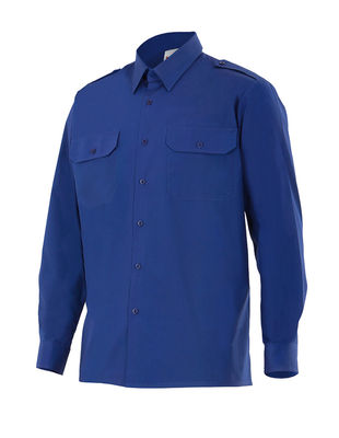 Camisa de algodão de manga comprida (P534 velilla)