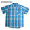Camisa de cuadros de algodón 100% ym2013006 - 1