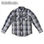 Camisa de cuadros de algodón 100% ym2013008 - 1