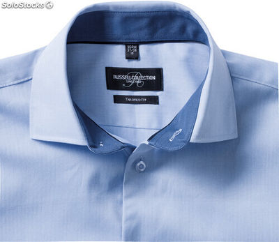 Camisa de manga comprida Herringbone - Foto 4