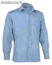 Camisa de trabajo manga larga, 65% poliéster 35% algodón 120grs.