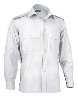 Camisa de trabajo manga larga, 65% poliéster 35% algodón 120grs. - Foto 2