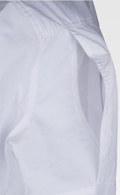 Camisa laboral manga larga color blanco con rejilla interior - Foto 4