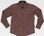 Camisa laboral manga larga entallada para señora color marrón - Foto 2