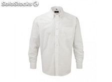 Camisa Manga Larga Oxford Hombre - 70% Algodón / 30% Poliéster