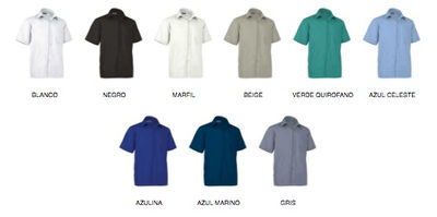 Camisa Oporto hombre, 65% poliéster 35% algodón 120grs. - Foto 5