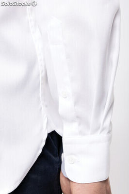 Camisa Oxford Pinpoint manga comprida de homem - Foto 5