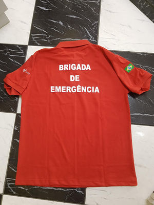 Camisa polo para brigada de incêndio ou emergência - Foto 2