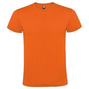 Camiseta adulto algodon naranja