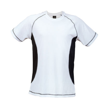 Camiseta Adulto técnica blanca en poliéster transpirable 135gm2