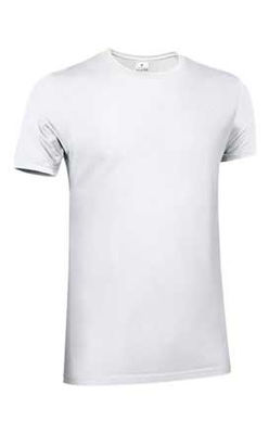 Camiseta ajustada 100% algodón, corte moderno
